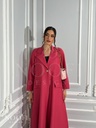 Crimson blazer coat Abaya